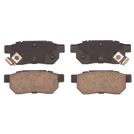 Advics 95 Honda Civic Del Sol/91-85 Prelude:Rr Advics Brk Pads, Ad0374 AD0374